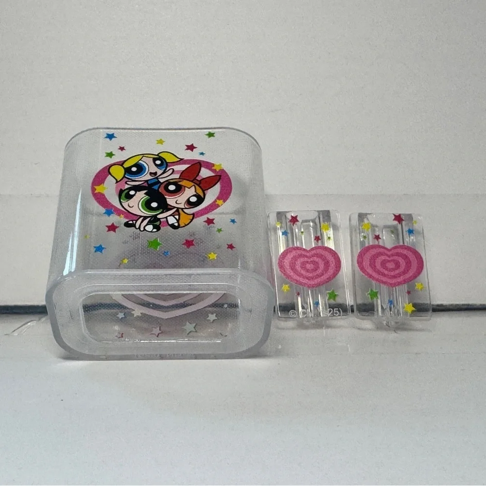 Powerpuff Girls Clear hearts charger cover and cable protector